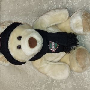 Harley Davidson  Huggable Teddy  Bear Cream Color 16"